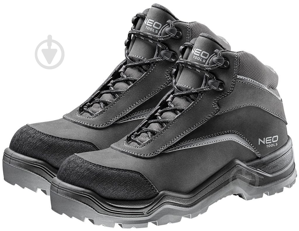 Черевики робочі NEO tools S3 SRC нубук CE р.41 82-151 чорний - фото 1