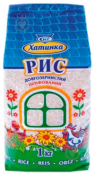 Рис Хатинка длиннозернистый 1000 г - фото 1 Рис Хатинка длиннозернистый 1000 г - фото 1