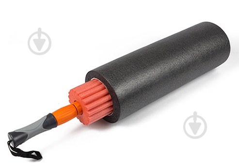 Массажный ролик EasyFit TIO для спины 3 в 1 EF-0271 Серый-оранжевый - фото 2