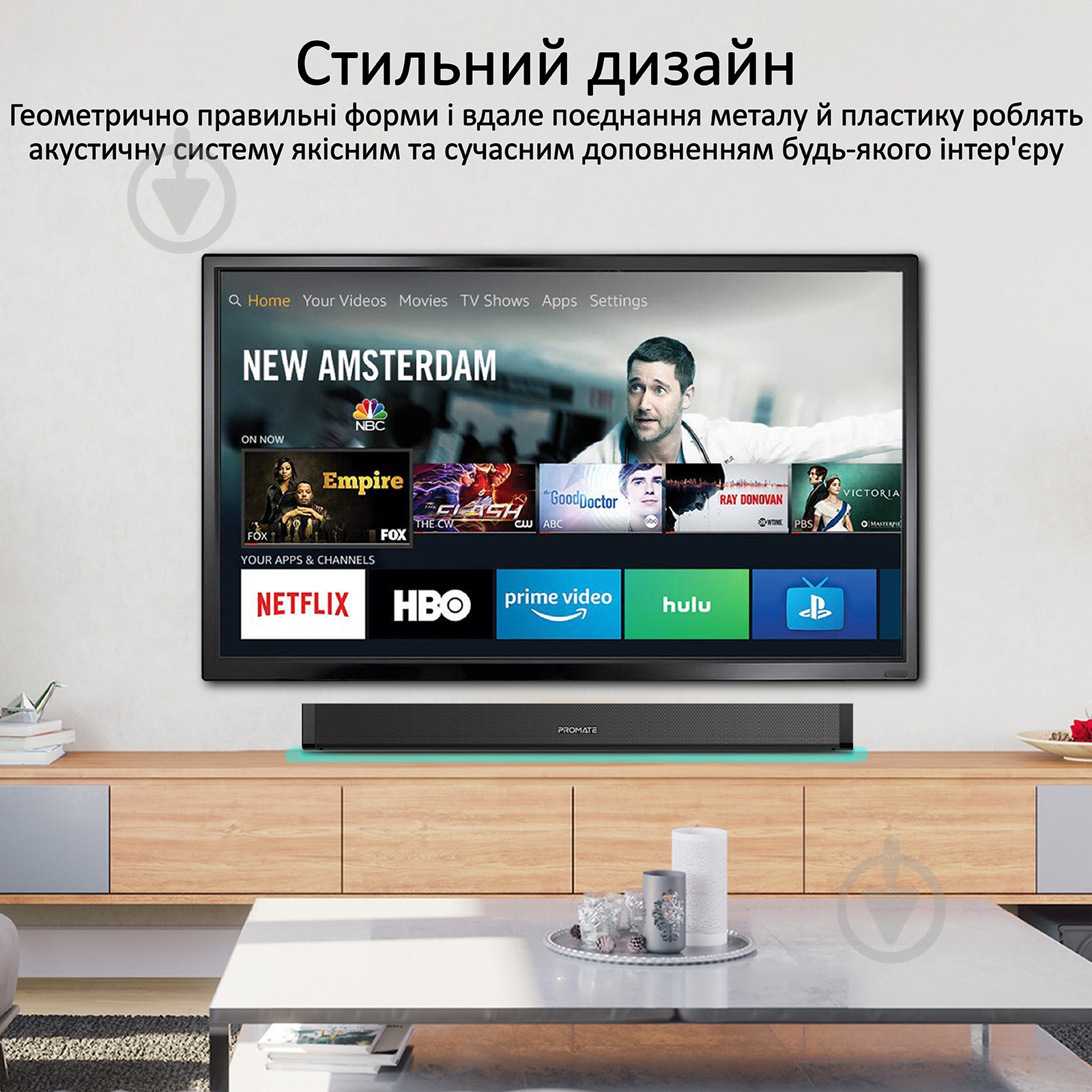 Саундбар Promate bluesbar-40.black 4.1 - фото 5