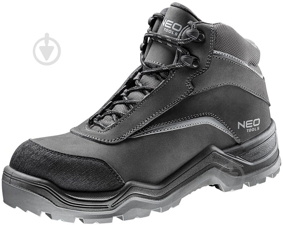 Черевики робочі NEO tools S3 SRC нубук CE р.45 82-151 чорний - фото 2