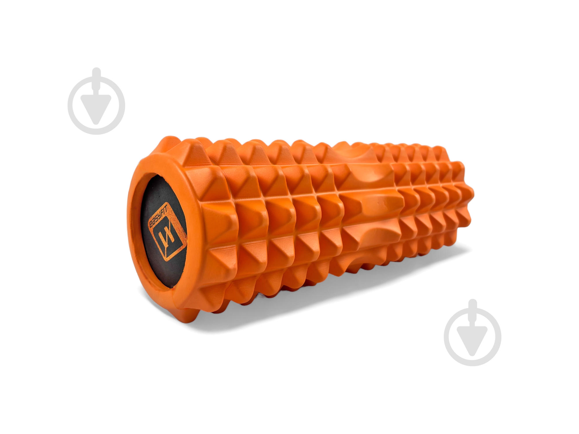 Массажный ролик EasyFit Solid Roller v.1.2s 33х13 см оранжевый EF-2052-OR - фото 3