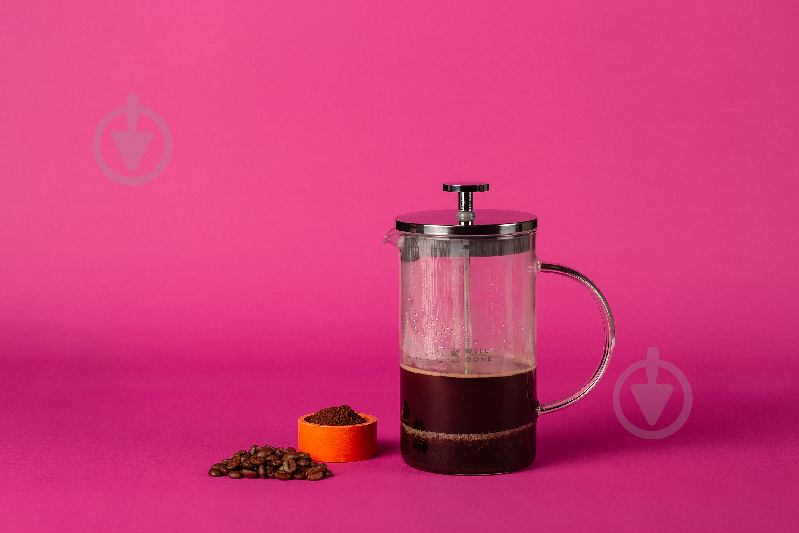 Френч-пресс Well Done WD-8038B мл серый - фото 3