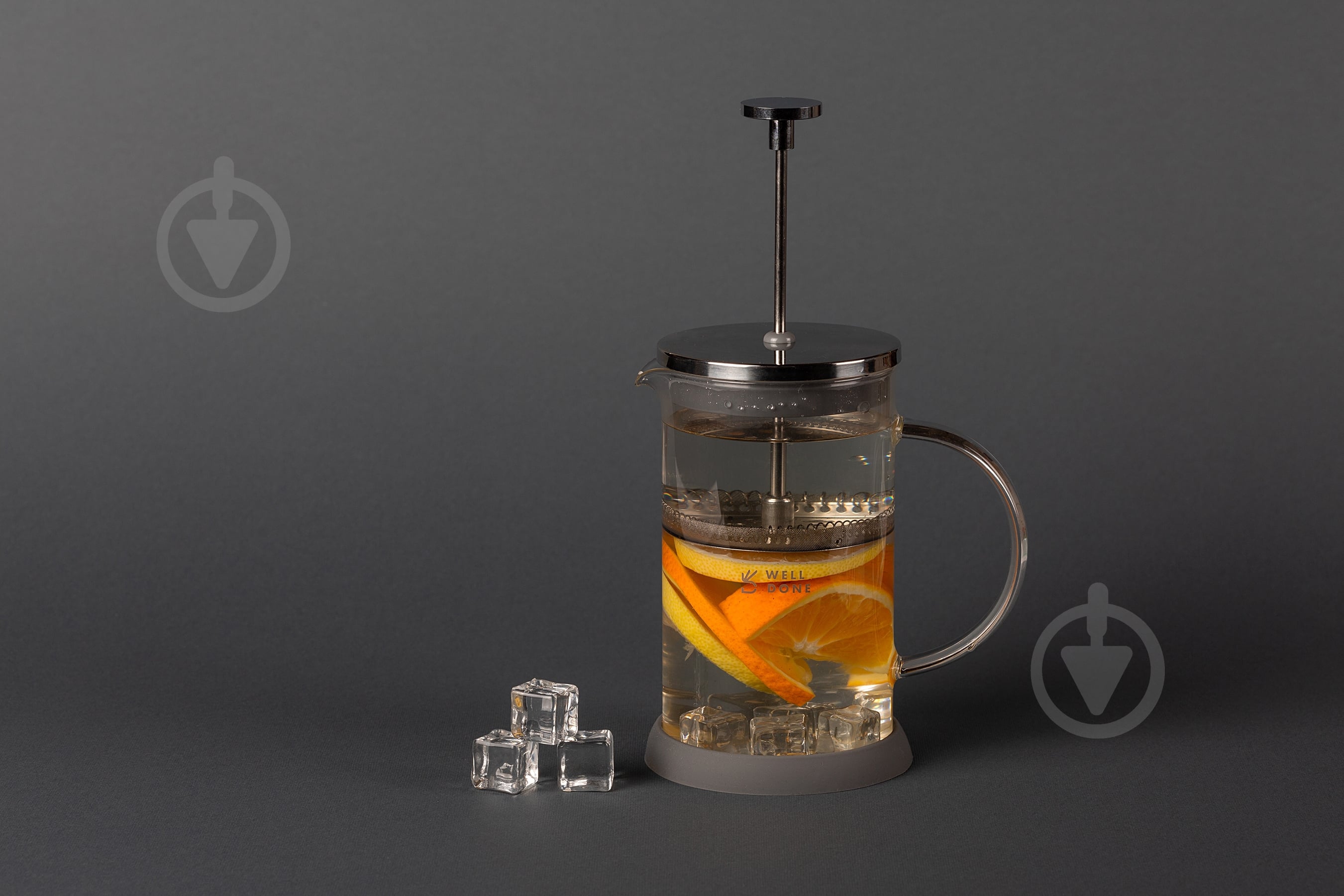 Френч-пресс Well Done WD-8038B мл серый - фото 4