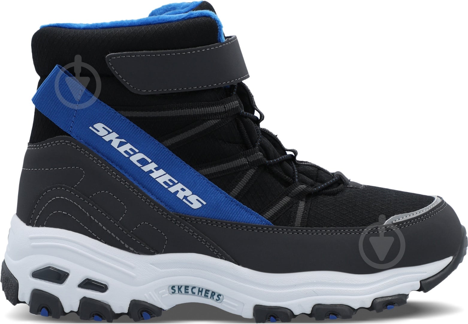 Ботинки Skechers D'LITES 660092L BKBL р.30 серый - фото 1