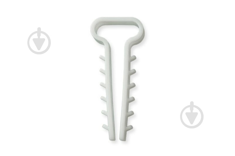 Дюбель-ялинка плоский (8х5) 50 шт. білий - фото 1 Дюбель-ялинка плоский (8х5) 50 шт. білий - фото 1