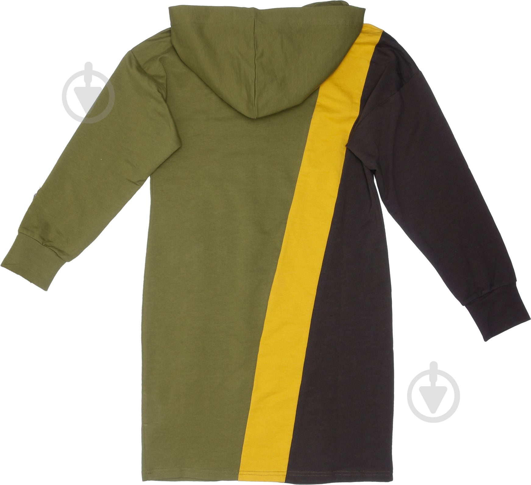 Платье домашнее женское Flis clothes Диагональ р. M хаки - фото 4 Платье домашнее женское Flis clothes Диагональ р. M хаки - фото 4