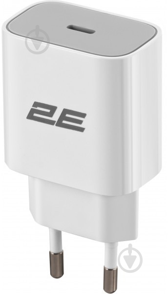 Сетевое зарядное устройство 2E 30 Вт USB-C PD White - фото 1 Сетевое зарядное устройство 2E 30 Вт USB-C PD White - фото 1
