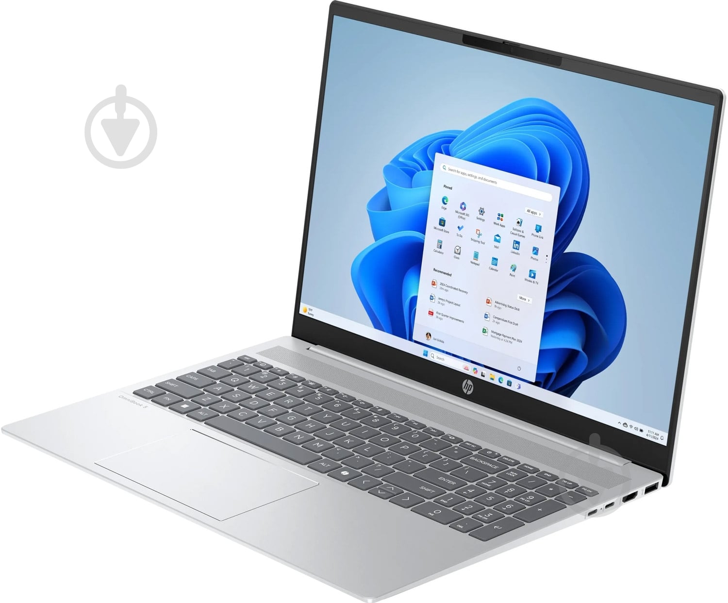 Ноутбук HP OmniBook 5 16-af1024ua 16" (C9RS5EA) glacier silver - фото 3 Ноутбук HP OmniBook 5 16-af1024ua 16" (C9RS5EA) glacier silver - фото 3