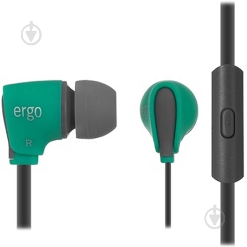 Гарнитура Ergo VM-110 green - фото 1 Гарнитура Ergo VM-110 green - фото 1