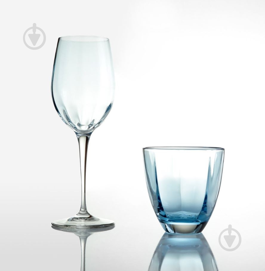 Набір склянок низьких Vema Monalisa Allegria Azzuro Cenere 360 мл 6 шт. - фото 2