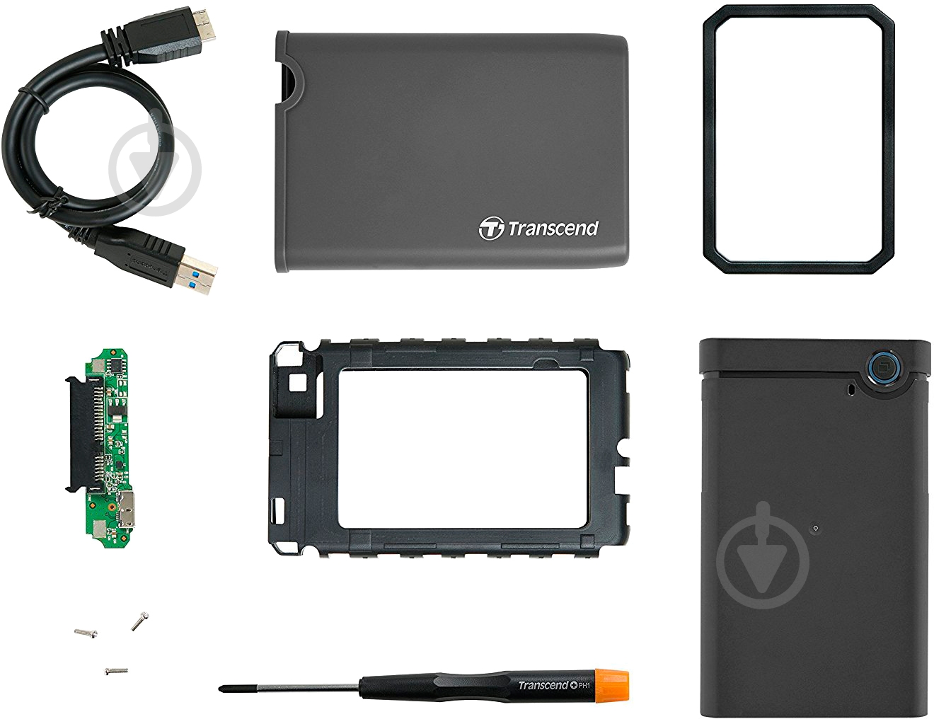 Карман для 2.5" HDD Transcend USB 3.0 TS0GSJ25CK3 - фото 5