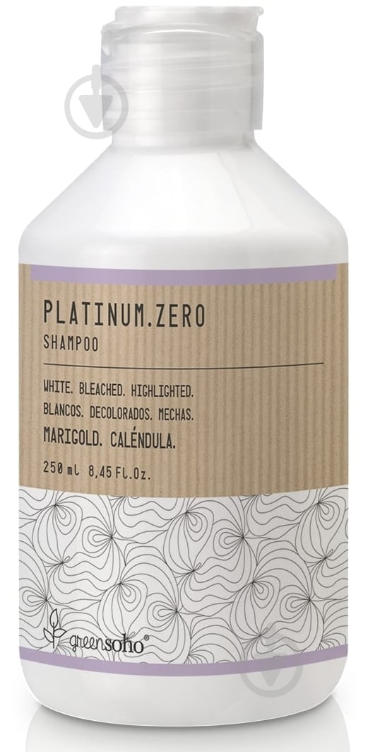 Шампунь Greensoho Platinum Zero 250 мл - фото 1 Шампунь Greensoho Platinum Zero 250 мл - фото 1