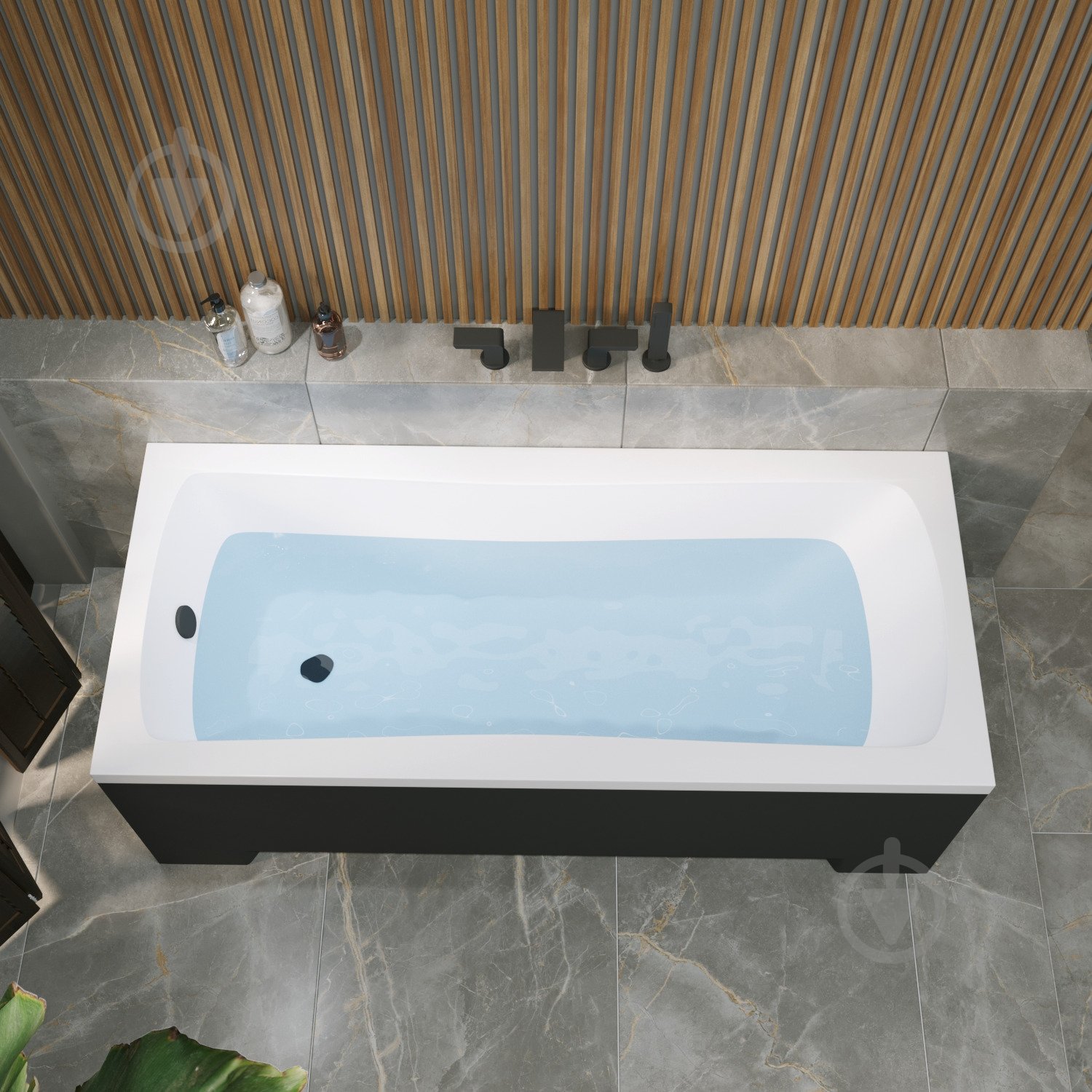 Ванна акриловая Helmken Luna 185359A8P0 159,5х70 см комплект 4 в 1 - фото 11