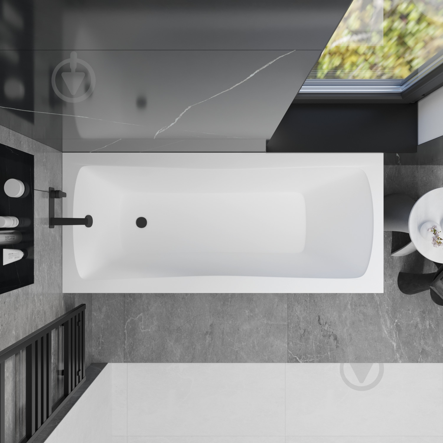 Ванна акриловая Helmken Luna 185359A8P0 159,5х70 см комплект 4 в 1 - фото 15