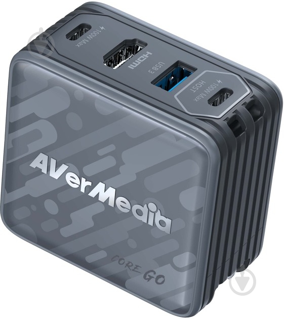 Сетевое зарядное устройство AVerMedia GC313 CORE GO 100 Вт Black - фото 2 Сетевое зарядное устройство AVerMedia GC313 CORE GO 100 Вт Black - фото 2