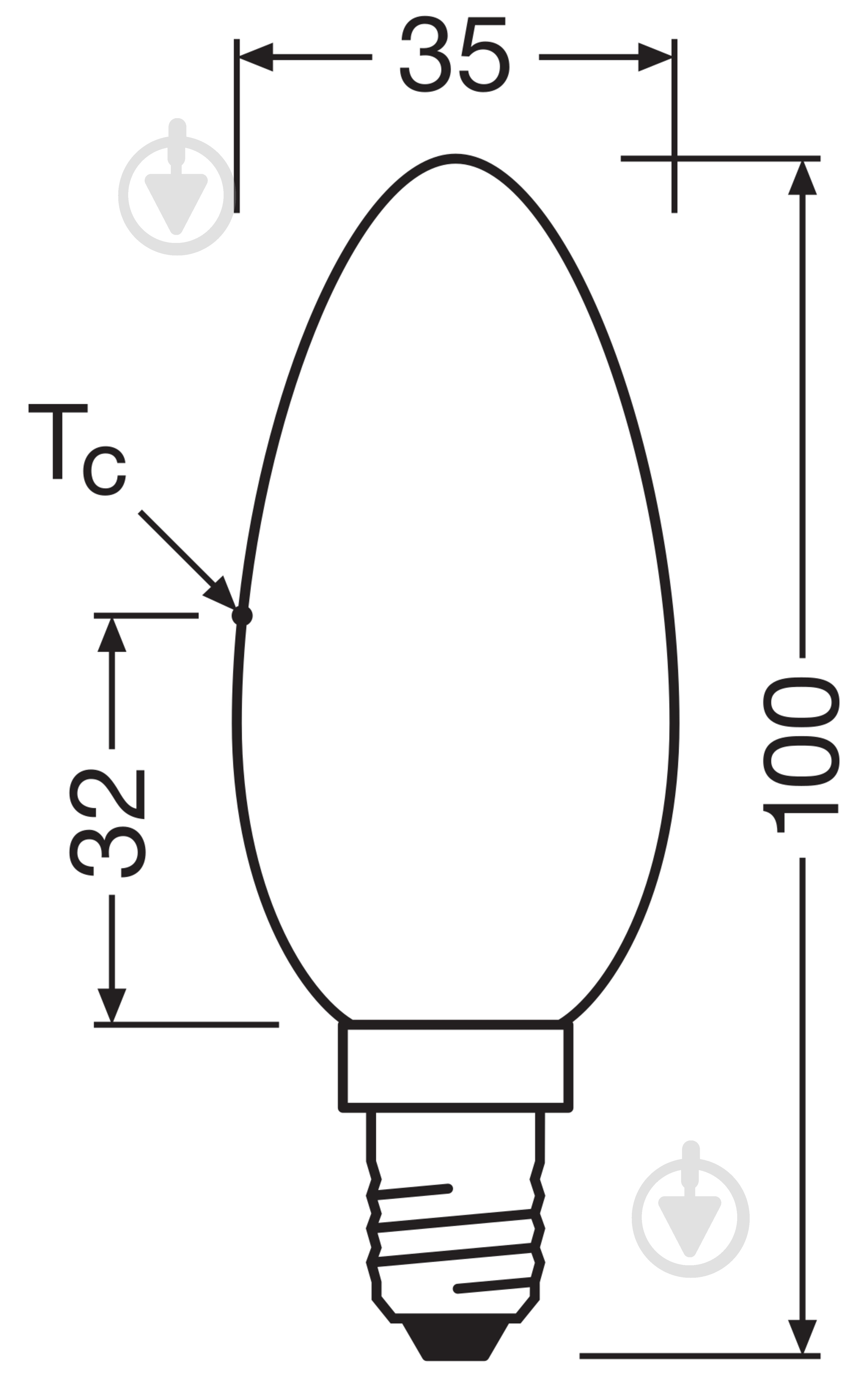 Лампа світлодіодна Ledvance VALUE 6,8 Вт B60 E27 220 В 3000 К - фото 4