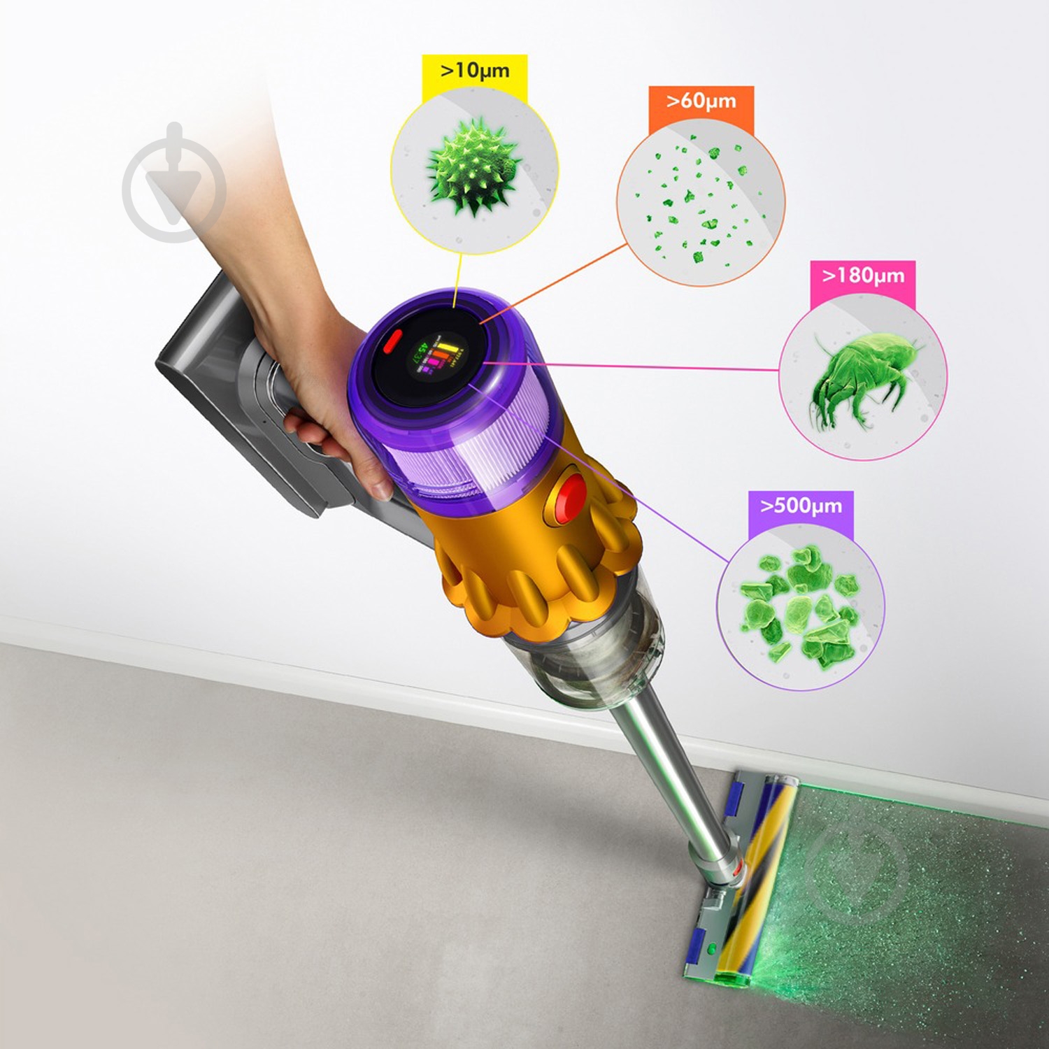 Пылесос аккумуляторный Dyson SV30 V12 DT Sl Ab grey - фото 31 Пылесос аккумуляторный Dyson SV30 V12 DT Sl Ab grey - фото 31