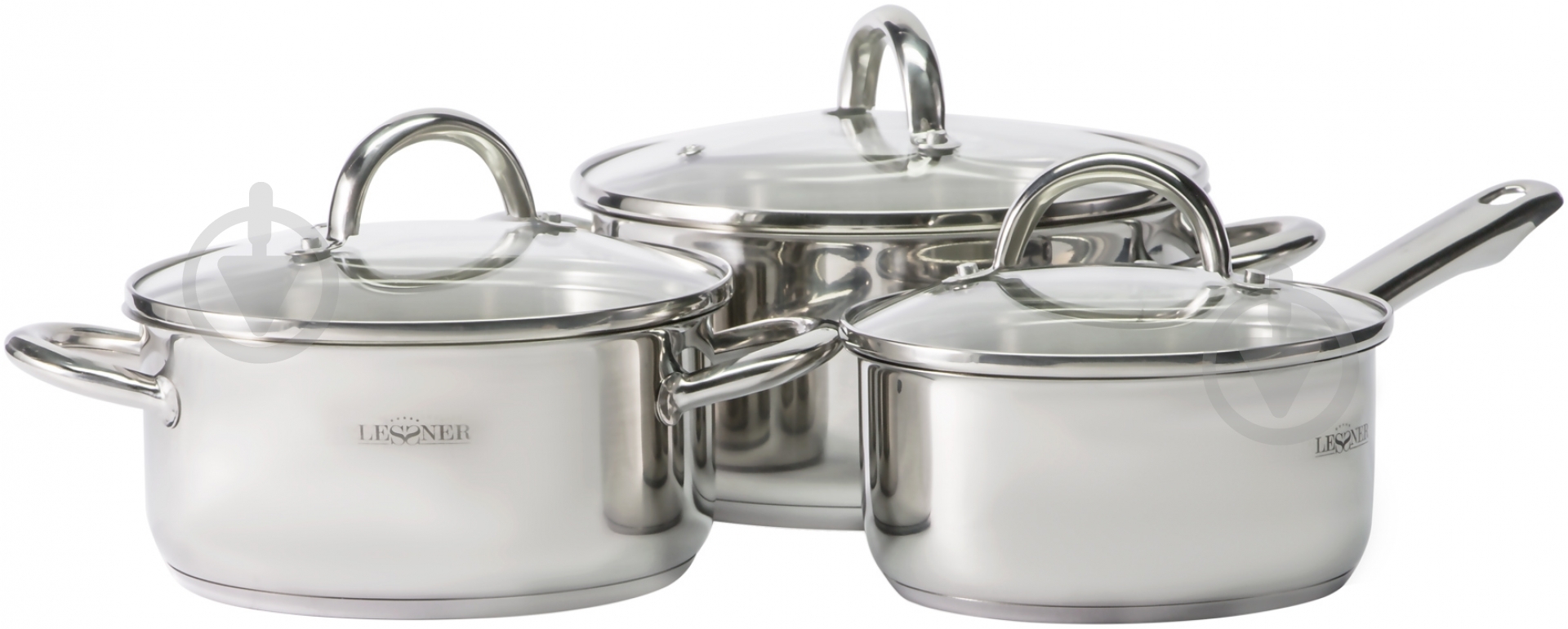 Набор кастрюль Lessner Provence 6 предметов 55935 - фото 1 Набор кастрюль Lessner Provence 6 предметов 55935 - фото 1