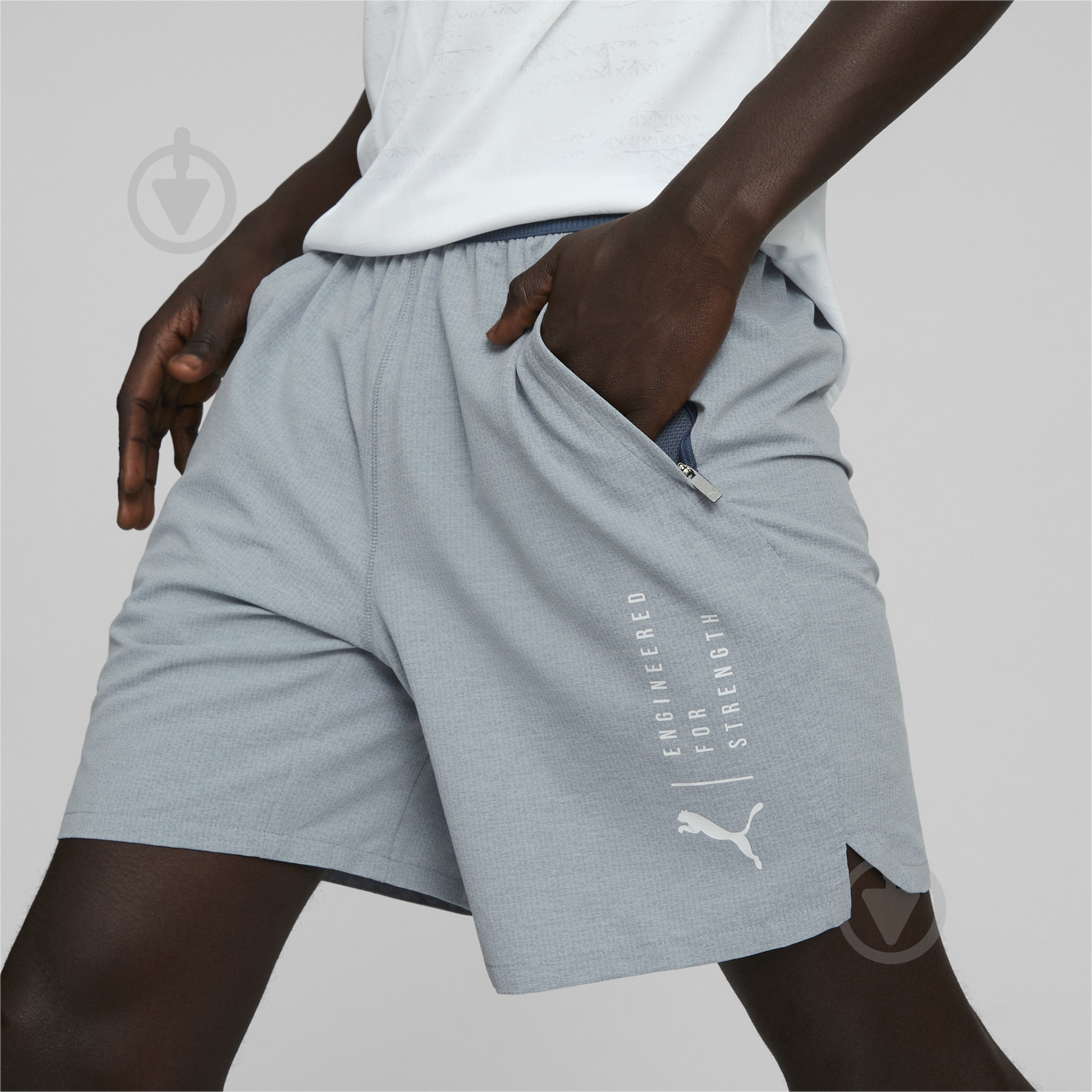 Шорты Puma 52231818 р. L голубой - фото 3