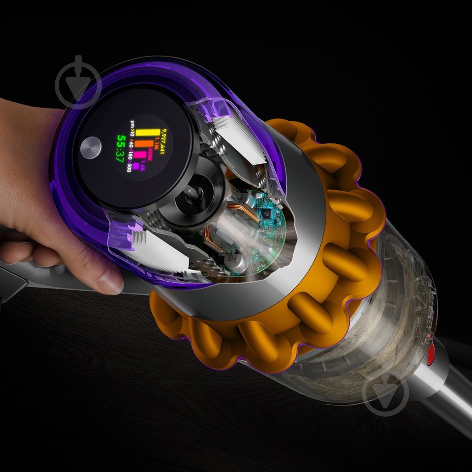 Пылесос аккумуляторный Dyson V15 Detect Absolute EU grey - фото 31 Пылесос аккумуляторный Dyson V15 Detect Absolute EU grey - фото 31