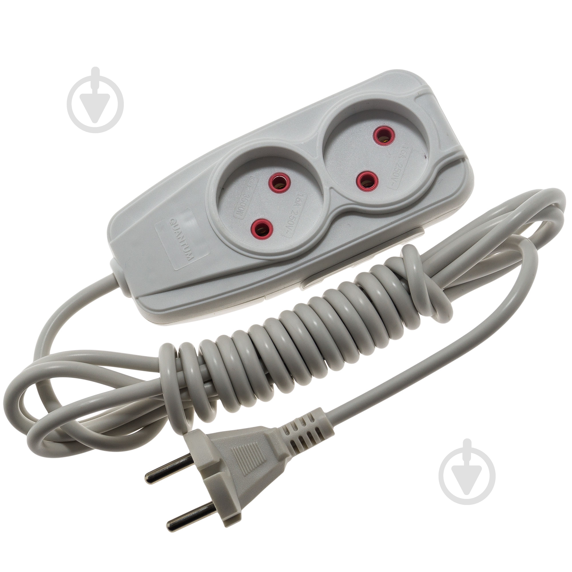 Удлинитель Quantum серия Bestline без заземления 2 гн. белый 2 м QM-KP-00202 - фото 2 Удлинитель Quantum серия Bestline без заземления 2 гн. белый 2 м QM-KP-00202 - фото 2