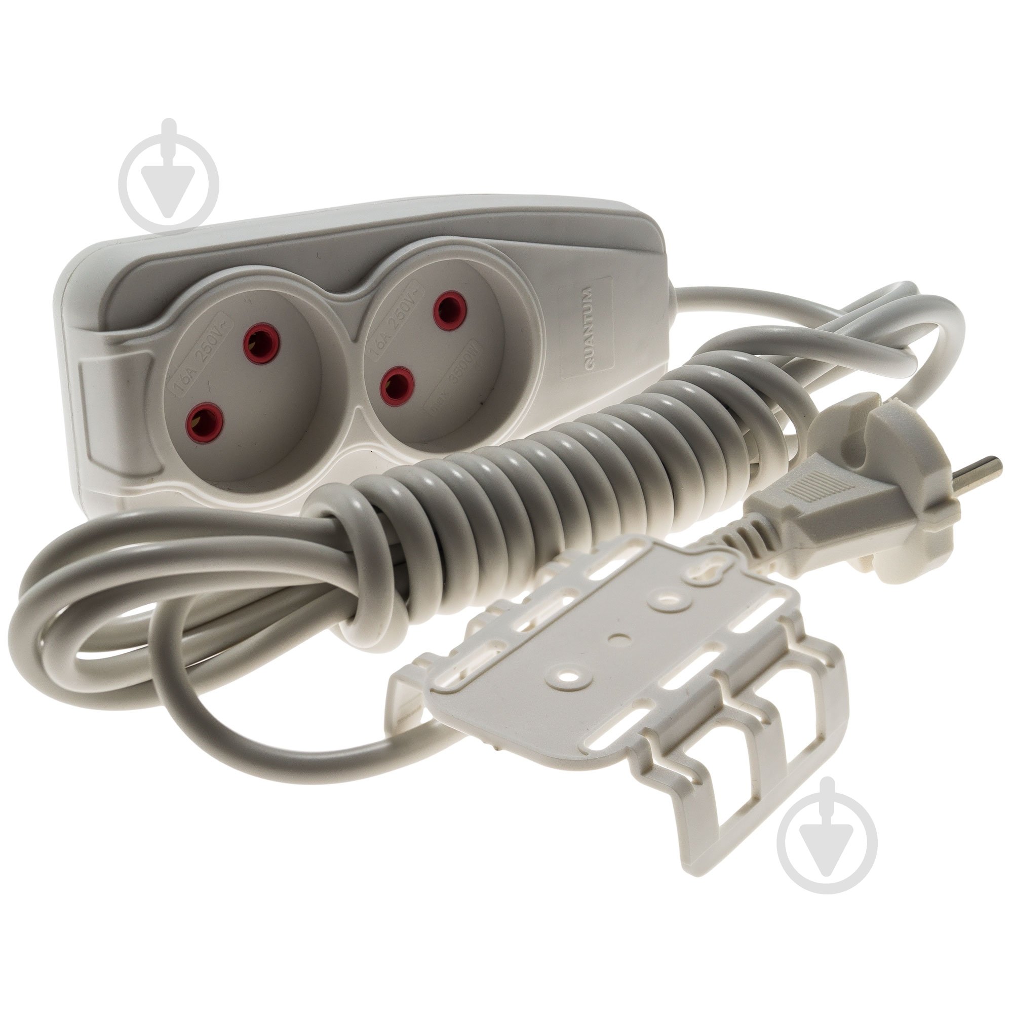 Удлинитель Quantum серия Bestline без заземления 2 гн. белый 2 м QM-KP-00202 - фото 4 Удлинитель Quantum серия Bestline без заземления 2 гн. белый 2 м QM-KP-00202 - фото 4