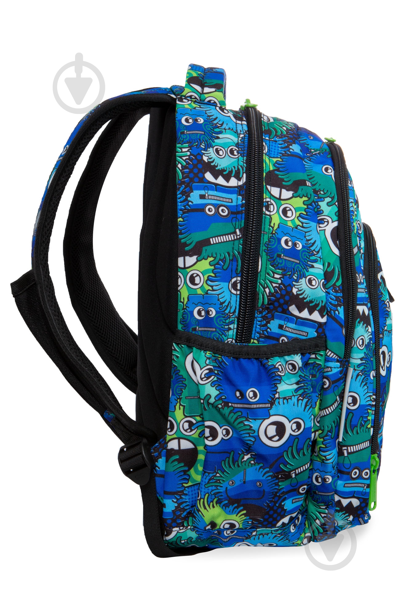 Рюкзак школьный CoolPack Strike Usb Eyes Blue B18034 - фото 2 Рюкзак школьный CoolPack Strike Usb Eyes Blue B18034 - фото 2