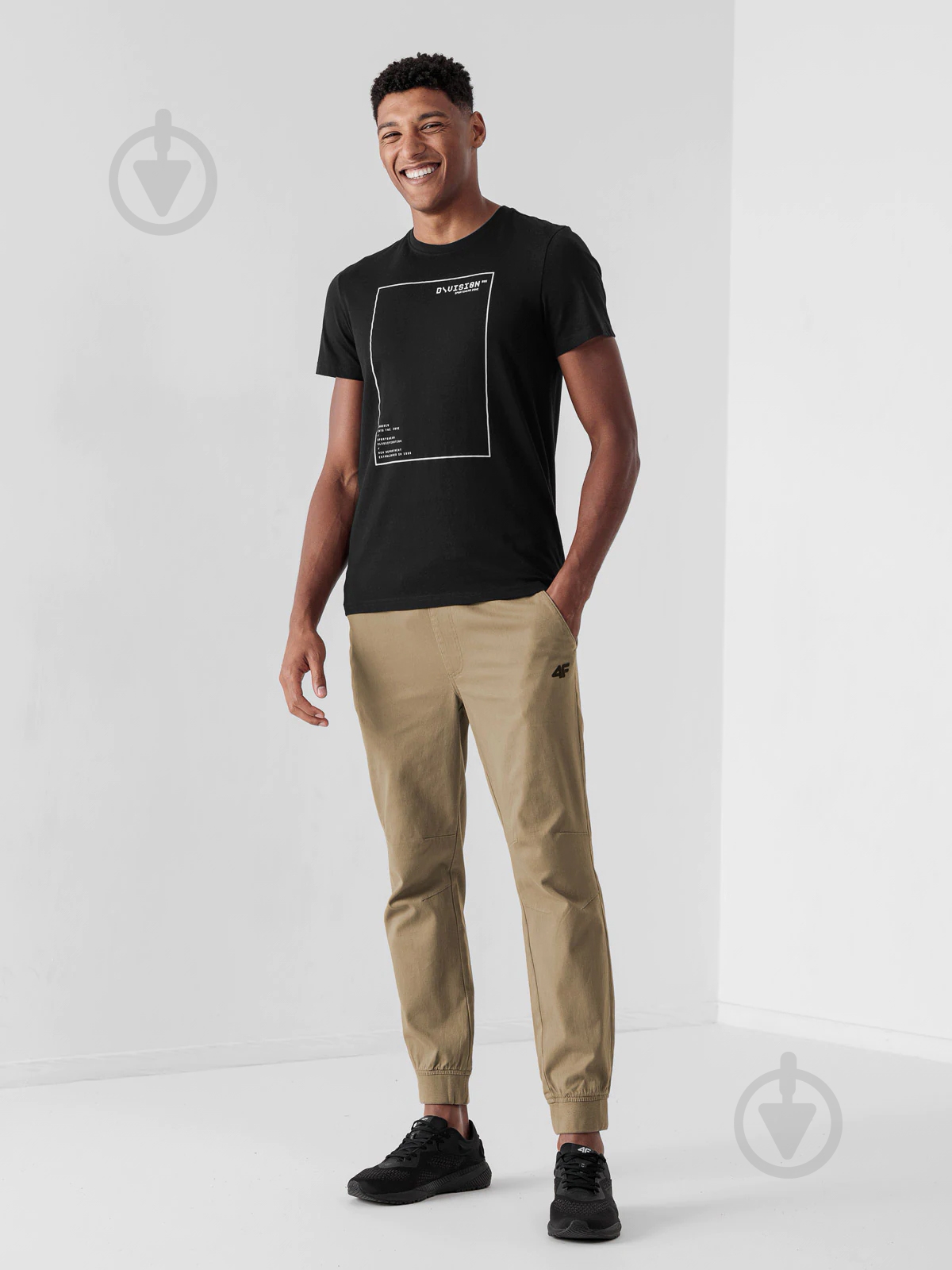 Брюки 4F D4Z21-SPMC300-83S р. M бежевый - фото 1