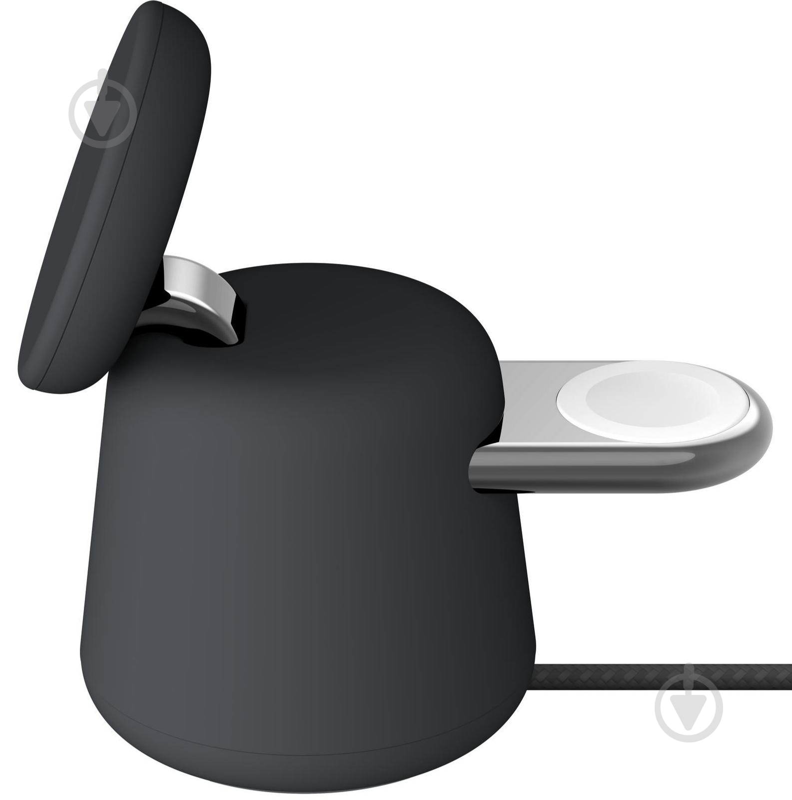 Беспроводное зарядное устройство Belkin 2в1 MagSafe iPhone/Watch/AirPods Charcoal Mass - фото 7 Беспроводное зарядное устройство Belkin 2в1 MagSafe iPhone/Watch/AirPods Charcoal Mass - фото 7