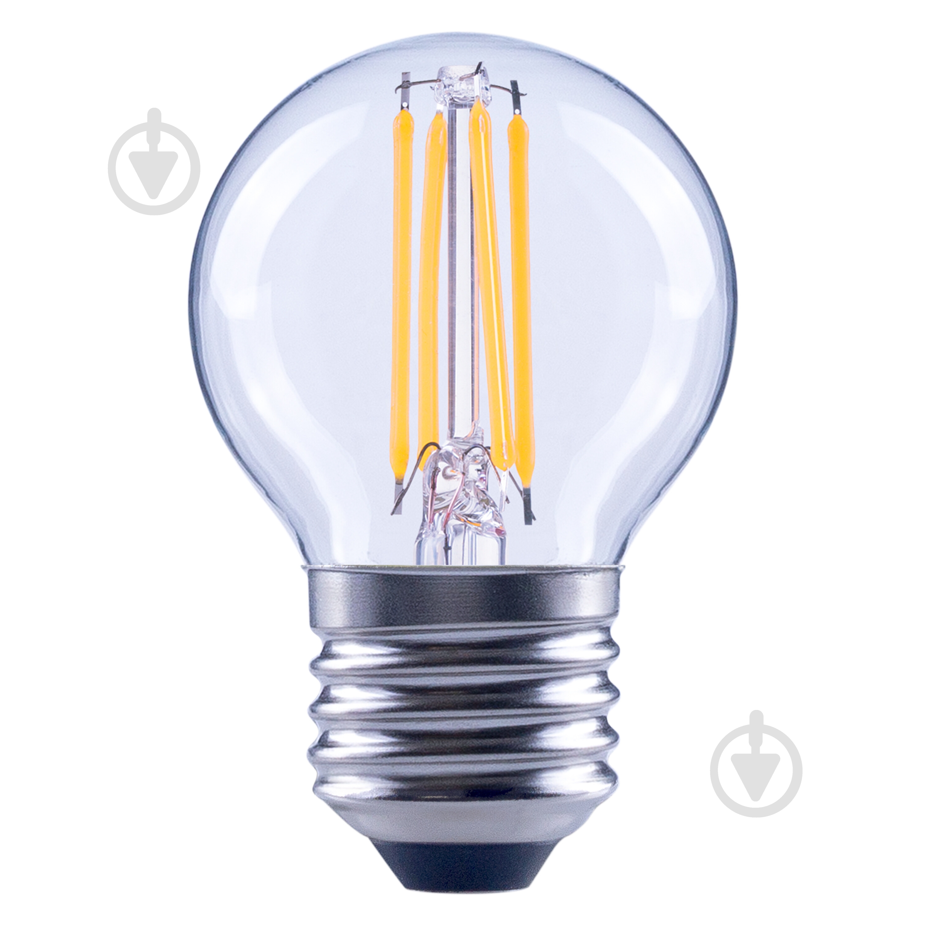 Лампа светодиодная Ledvance VALUE шар P45 7,6 Вт E27 2700 К 220 В прозрачная - фото 1 Лампа светодиодная Ledvance VALUE шар P45 7,6 Вт E27 2700 К 220 В прозрачная - фото 1