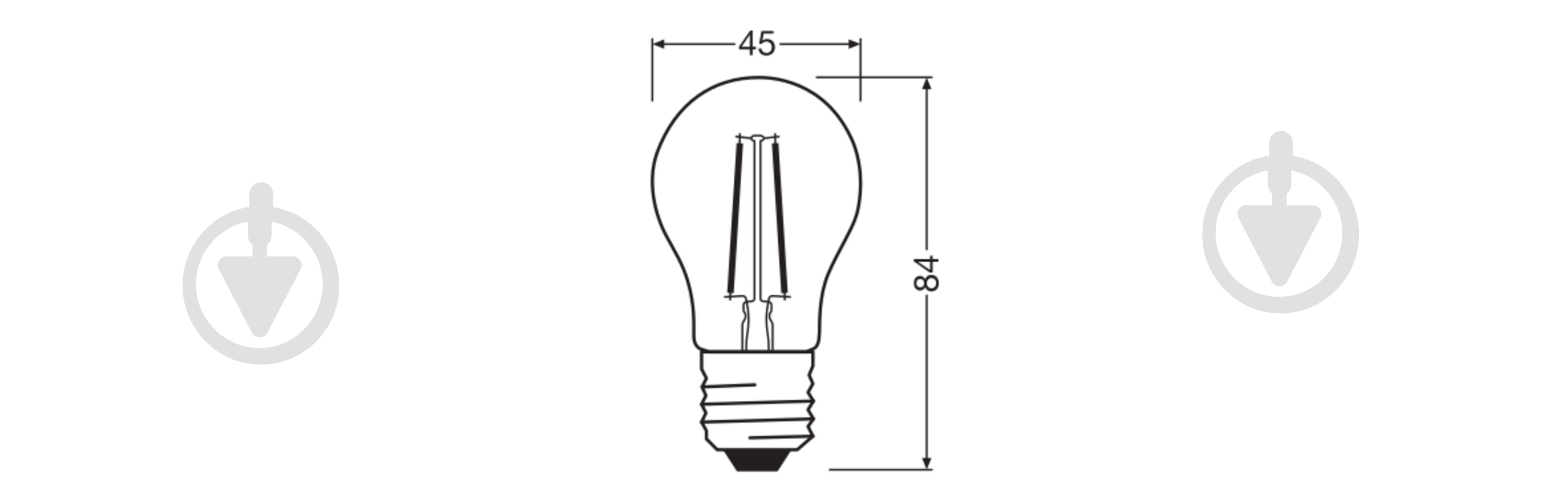 Лампа светодиодная Ledvance VALUE шар P45 7,6 Вт E27 2700 К 220 В прозрачная - фото 3 Лампа светодиодная Ledvance VALUE шар P45 7,6 Вт E27 2700 К 220 В прозрачная - фото 3