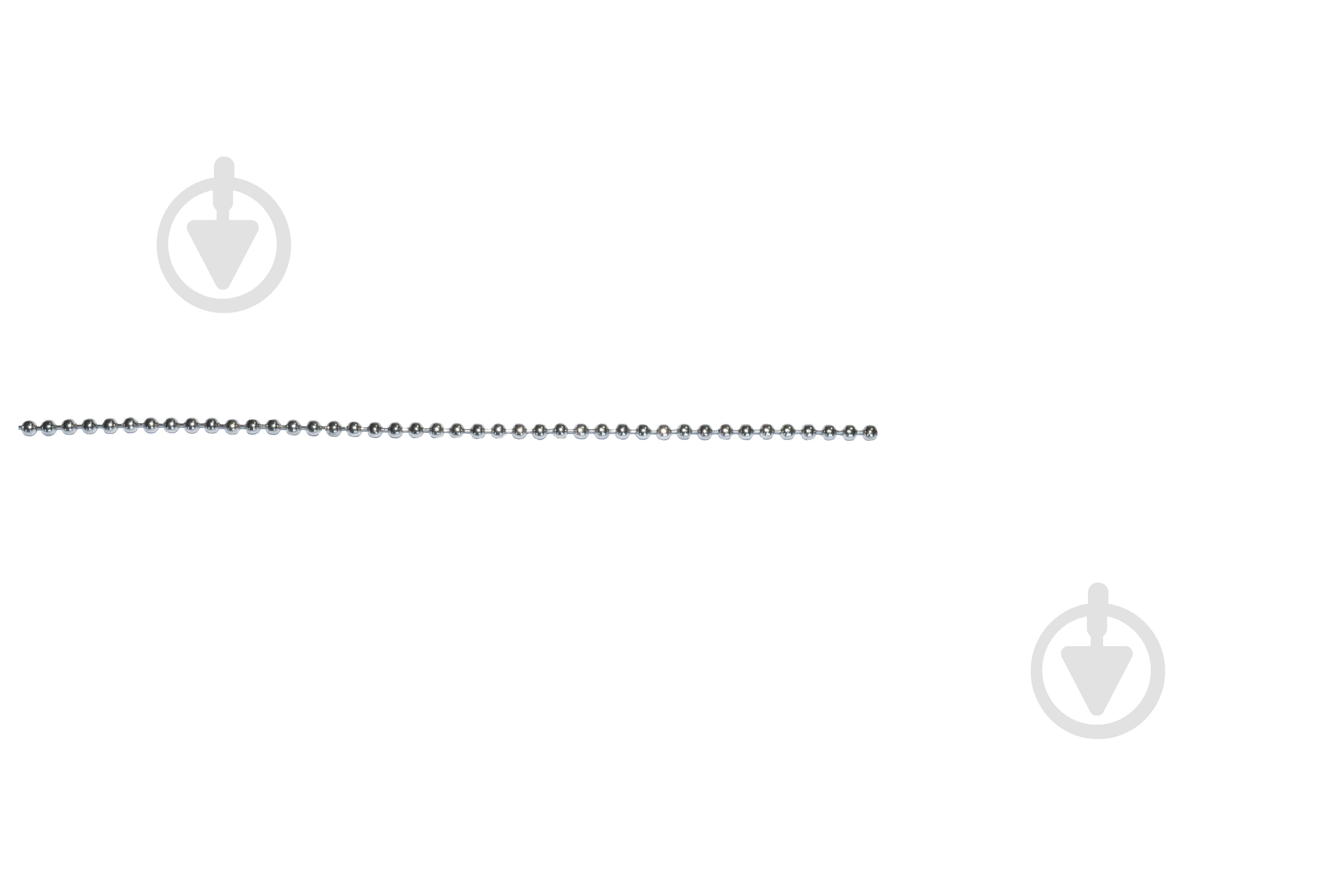 Цепь декоративная шариковая 3,6 мм на метраж пог. м DIN 5280 никель - фото 1 Цепь декоративная шариковая 3,6 мм на метраж пог. м DIN 5280 никель - фото 1