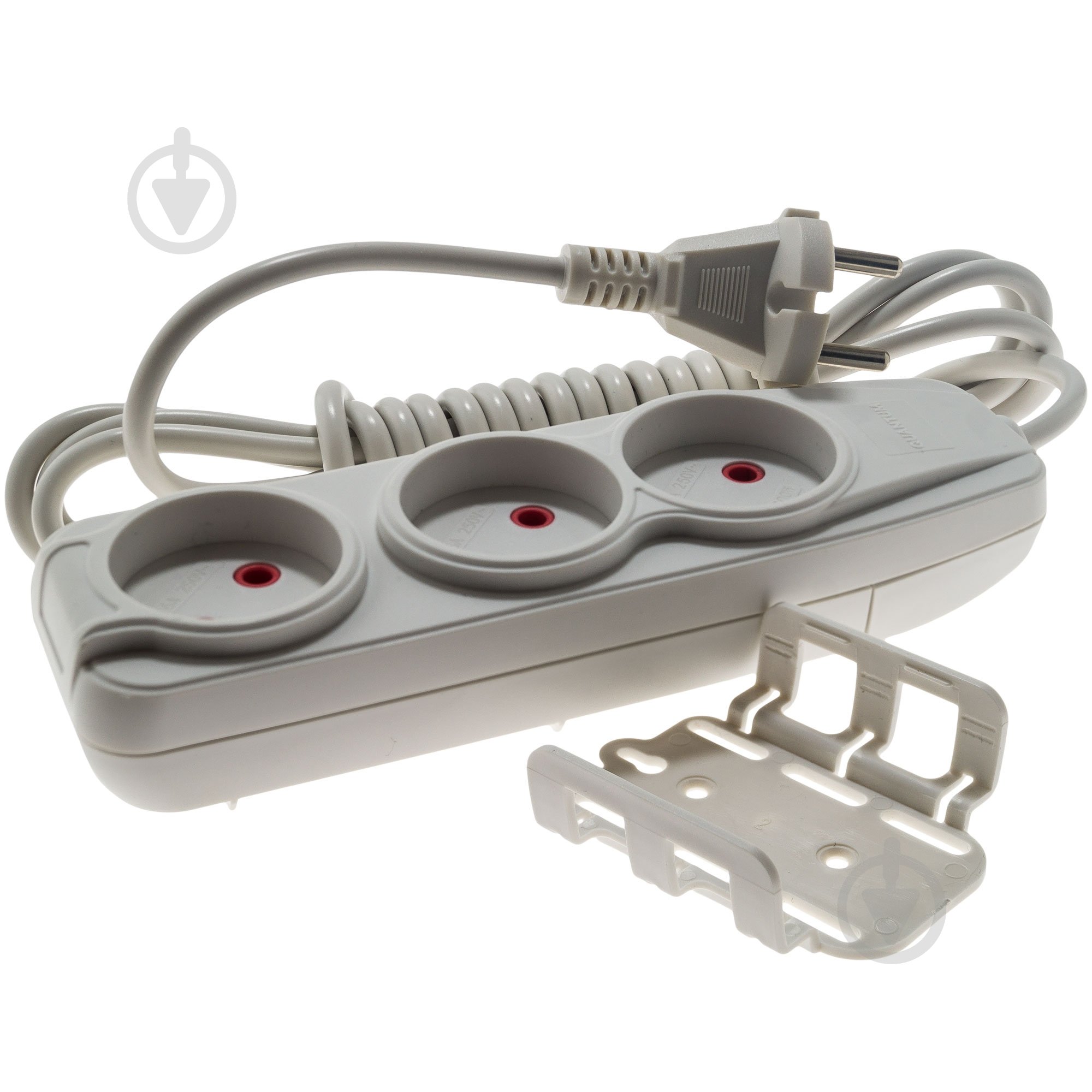 Подовжувач Quantum серія Bestline без заземлення 3 гн. білий 3 м QM-KP-00303 - фото 3 Подовжувач Quantum серія Bestline без заземлення 3 гн. білий 3 м QM-KP-00303 - фото 3