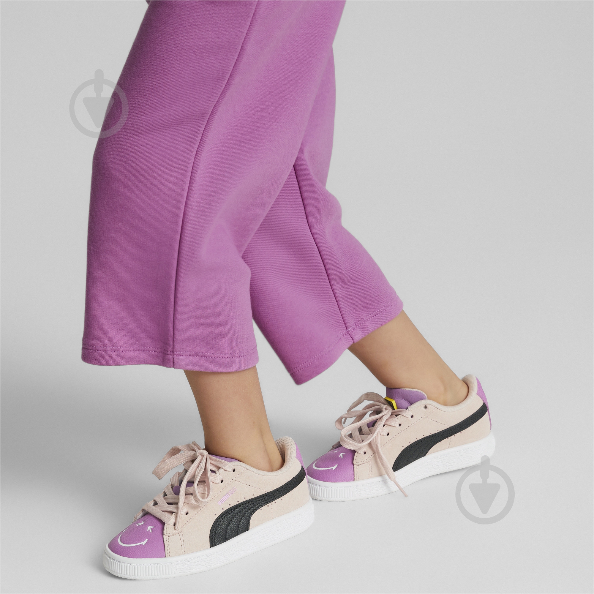 Кросівки для дівчаток Puma SUEDE SMILEYWORLD PS 38613802 р.31 пудрові - фото 7