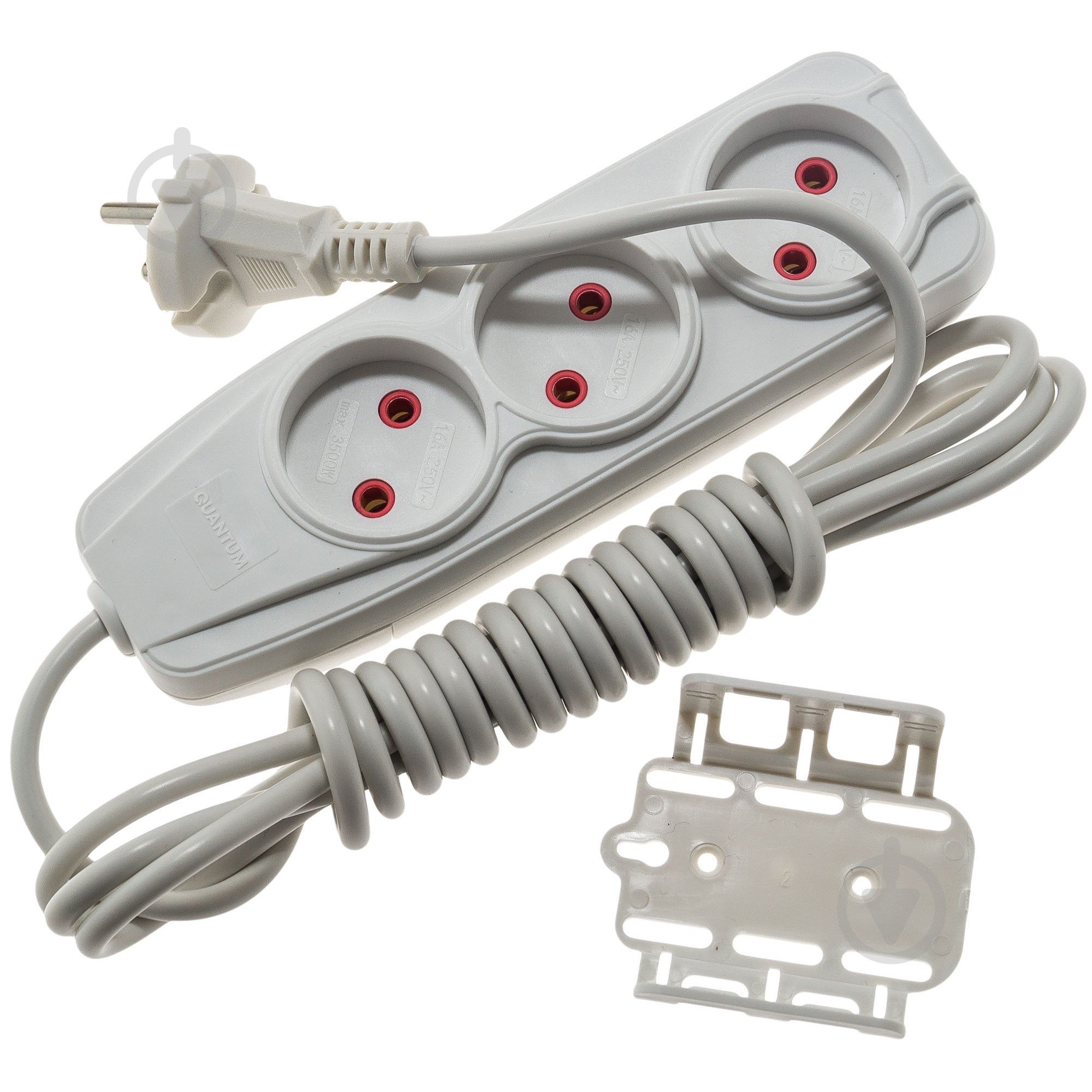 Удлинитель Quantum серия Bestline без заземления 3 гн. белый 5 м QM-KP-00305 - фото 3 Удлинитель Quantum серия Bestline без заземления 3 гн. белый 5 м QM-KP-00305 - фото 3