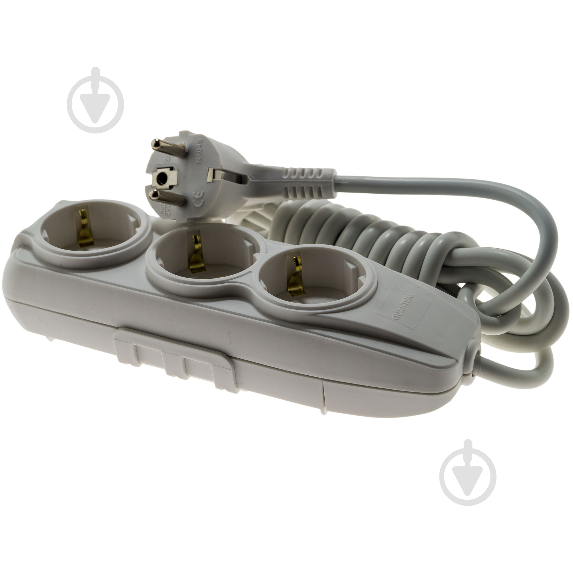 Удлинитель Quantum серия Bestline с заземлением 3 гн. белый 3 м QM-KP-00313 - фото 3 Удлинитель Quantum серия Bestline с заземлением 3 гн. белый 3 м QM-KP-00313 - фото 3