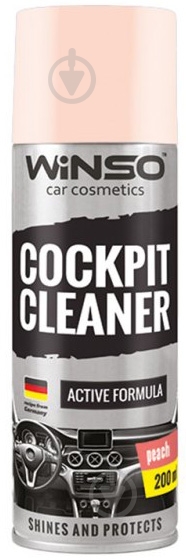 Полироль для приборной панели Cockpit Cleaner WINSO персик 200 мл - фото 1