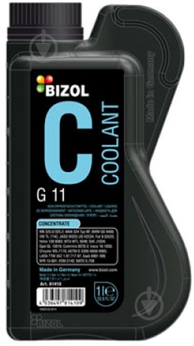 Антифриз Bizol B81410 -80 °C G11 концентрат 1 л синій (B81410) - фото 1