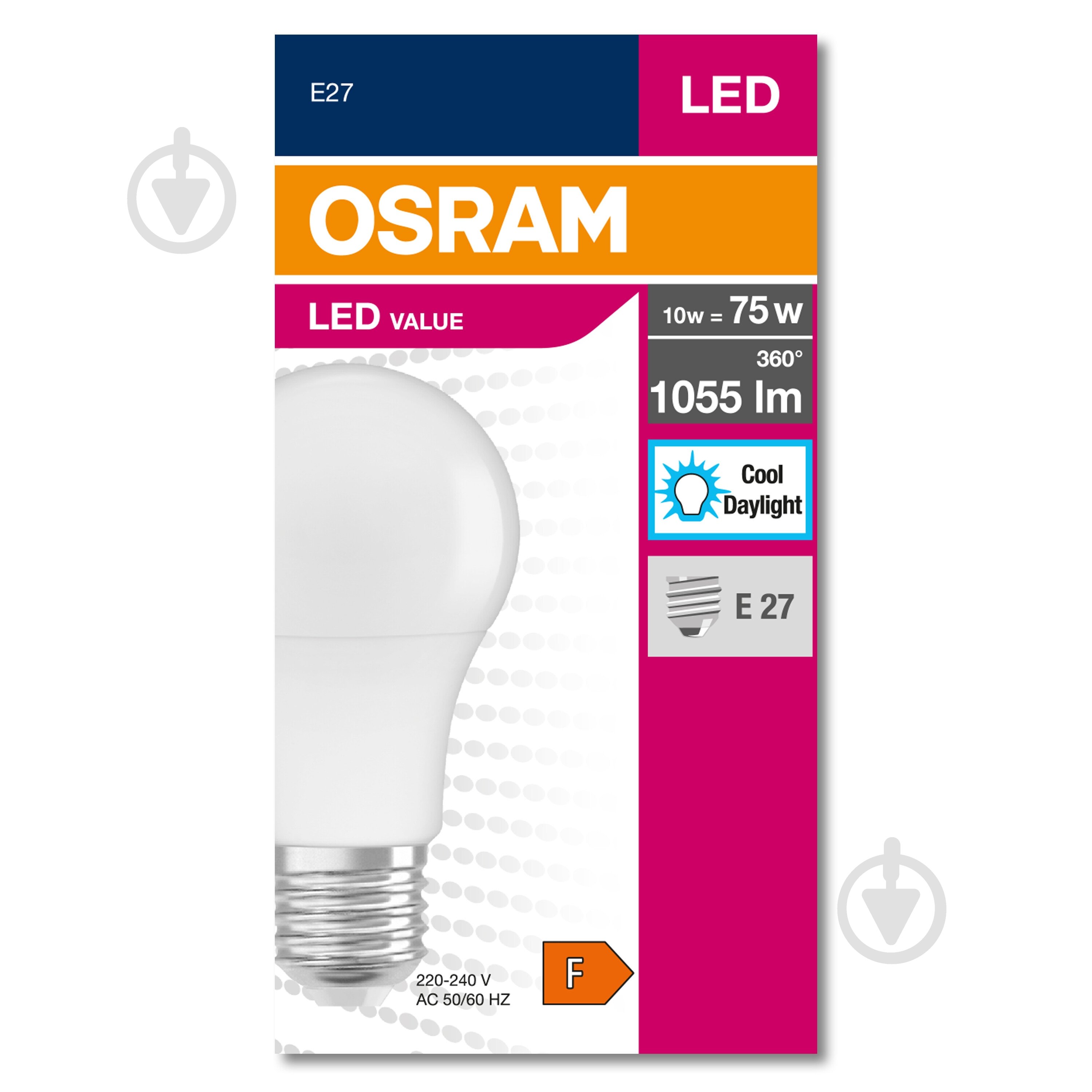 Лампа світлодіодна Osram 10 Вт A75 E27 220 В 6500 К - фото 4