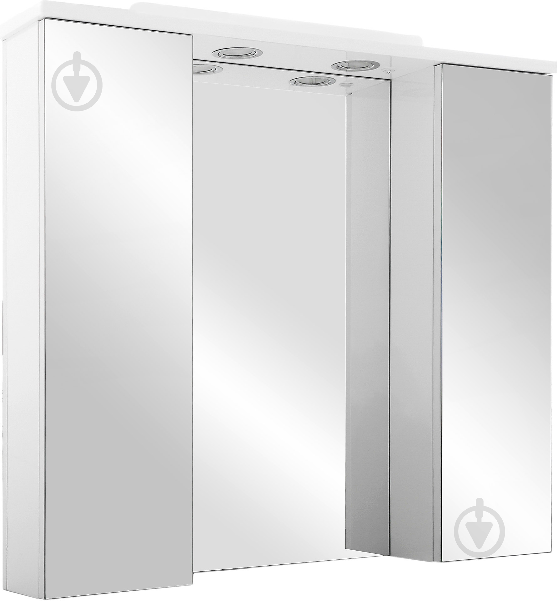 Зеркало со шкафчиком Мойдодыр Тетрис 85х70 - фото 1