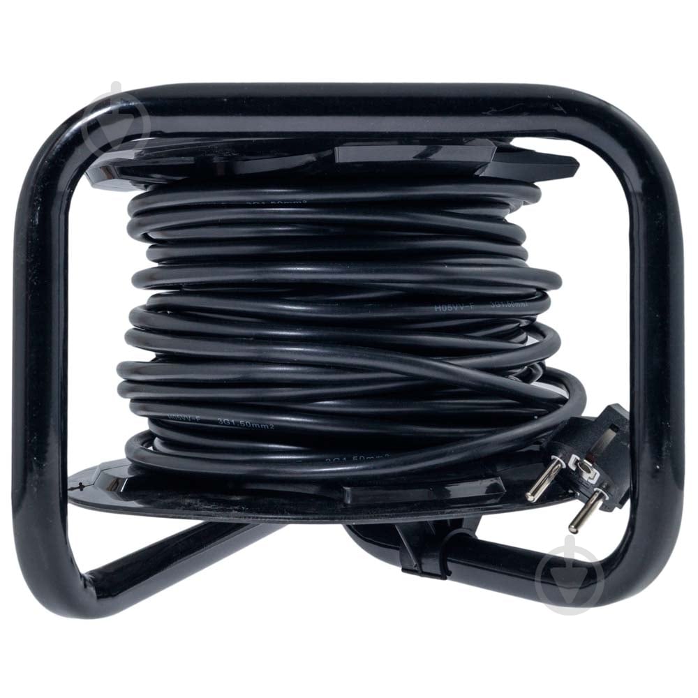 Удлинитель на катушке Quantum с заземлением 4 гн. черный с желтым 20 м QM-9D4320 - фото 8 Удлинитель на катушке Quantum с заземлением 4 гн. черный с желтым 20 м QM-9D4320 - фото 8