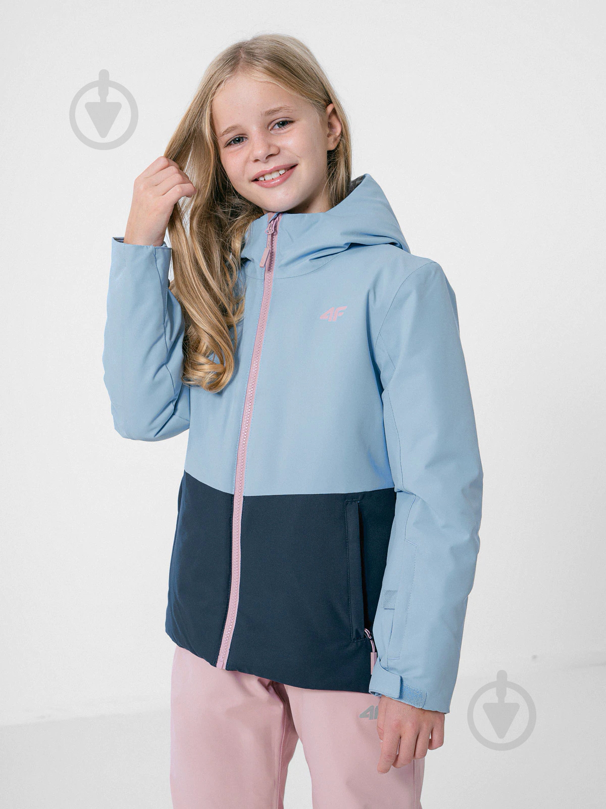 Куртка для девочек 4F J4Z21-JKUDN300-30S темно-синяя - фото 1 Куртка для девочек 4F J4Z21-JKUDN300-30S темно-синяя - фото 1