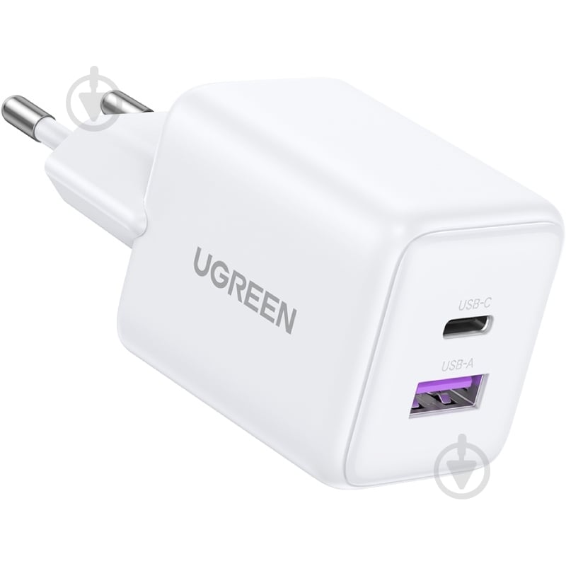 Зарядное устройство UGREEN 2xUSB 30W X516 GaN белый - фото 3