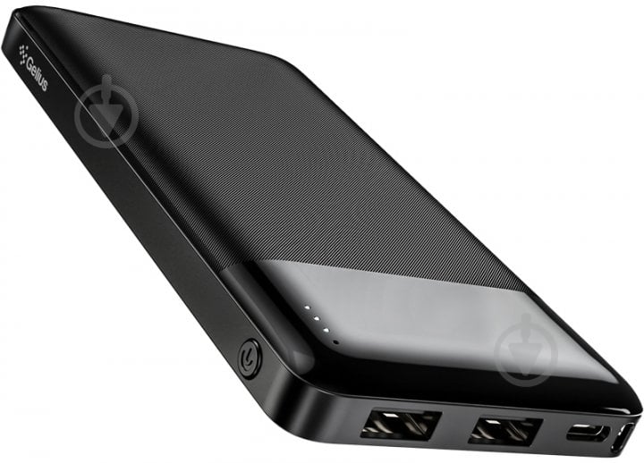 Повербанк Gelius Pro Slim 4 10000 mAh black (GP-PB10015) - фото 2