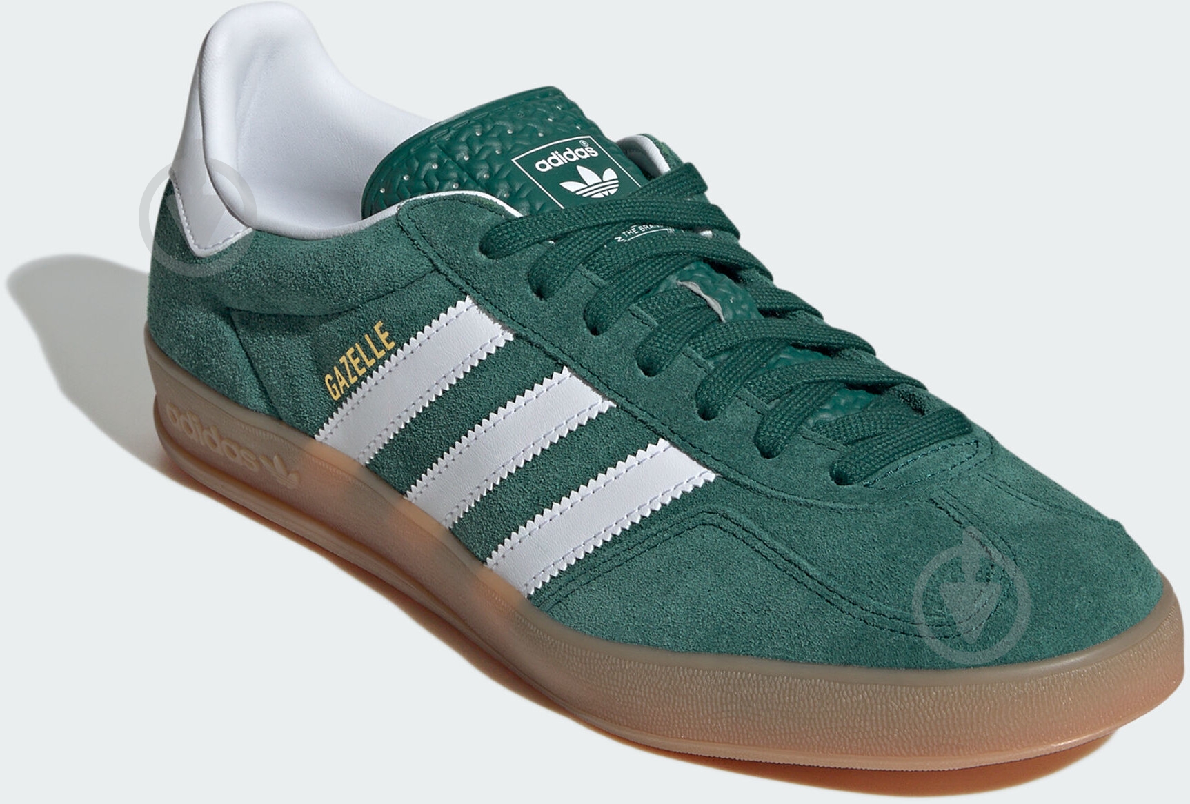 ᐉ Кросівки чоловічі Adidas GAZELLE INDOOR JI2062 р.40 2/3 зелені