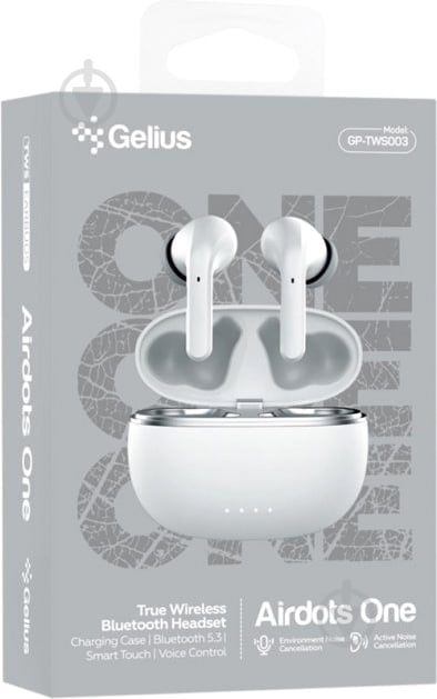 Навушники Gelius Pro Airdots One GP-TWS003 white (GP-TWS003) - фото 13