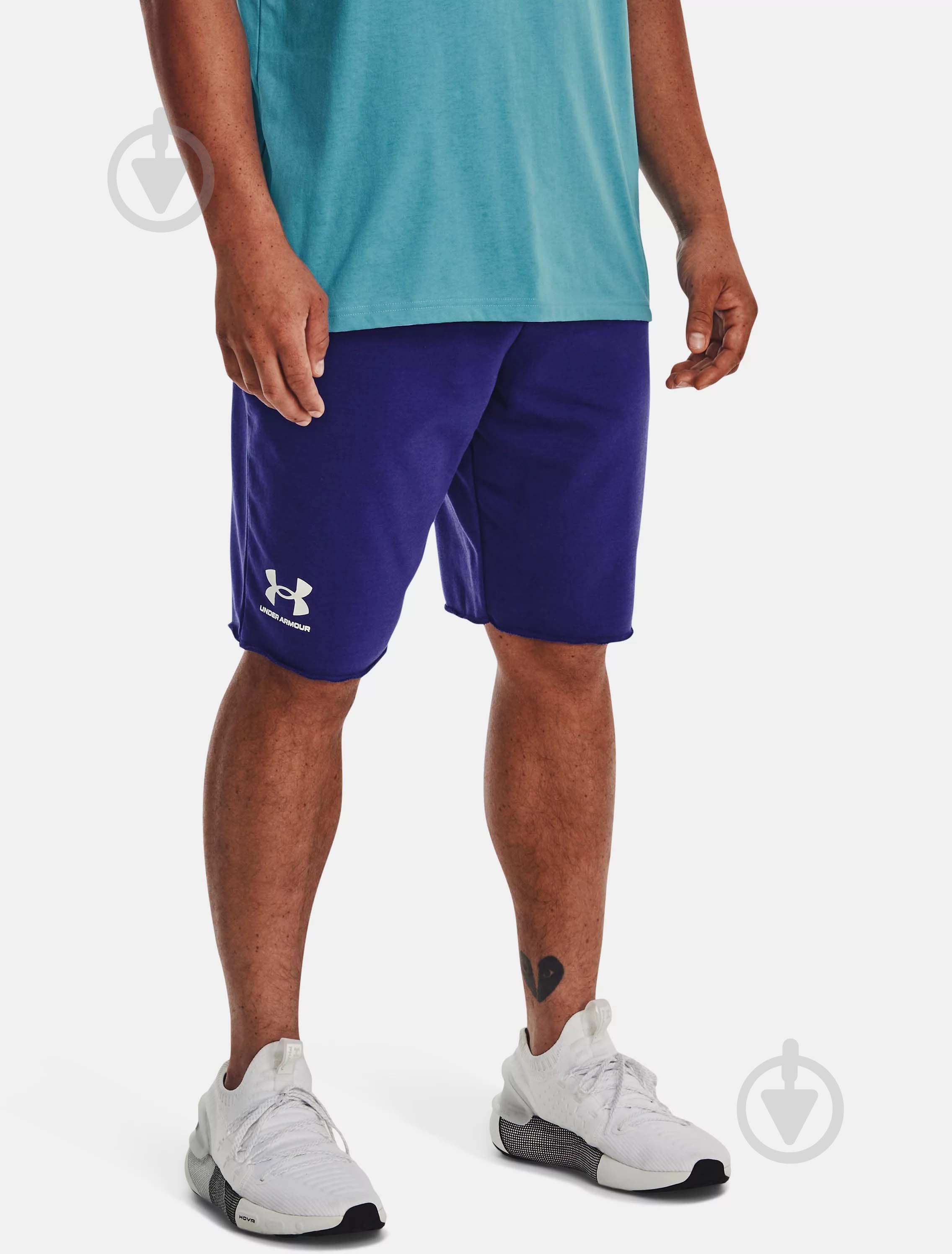 Шорти Under Armour RIVAL TERRY SHORT 1361631-468 р. XL темно-синій - фото 1