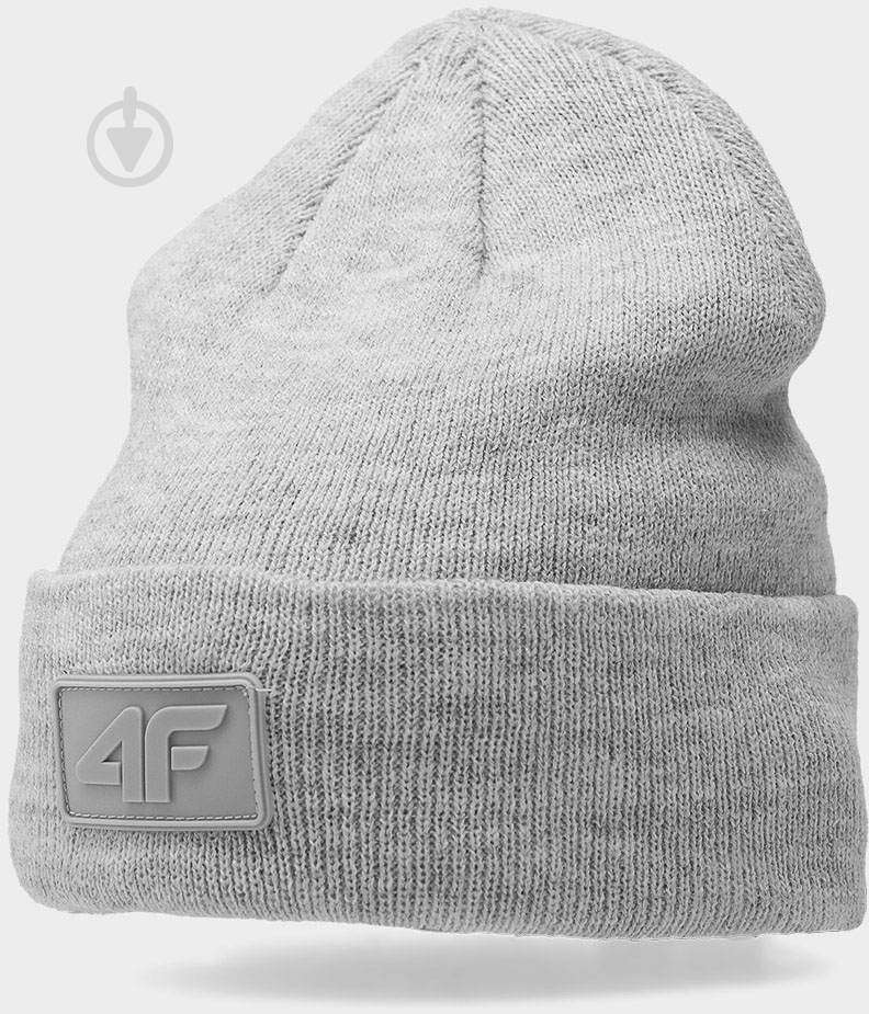 Шапка 4F 4FAW23ACAPU319-27M р.one size світло-сірий - фото 1