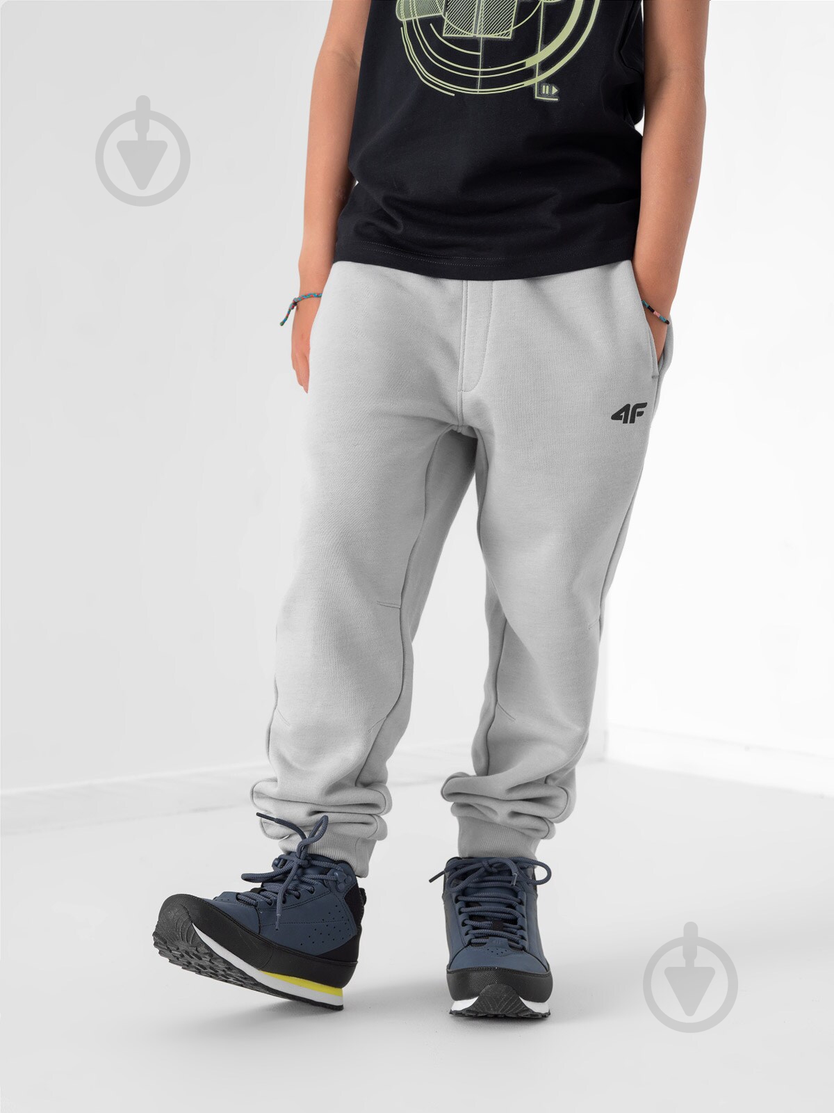 Брюки 4F J4Z21-JSPMD201-27S р. 158 серый - фото 2